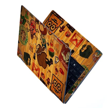 Full Body Laptop Skin Stickers Decal Cover for All Models (Size 15.6 inch) ANM-22