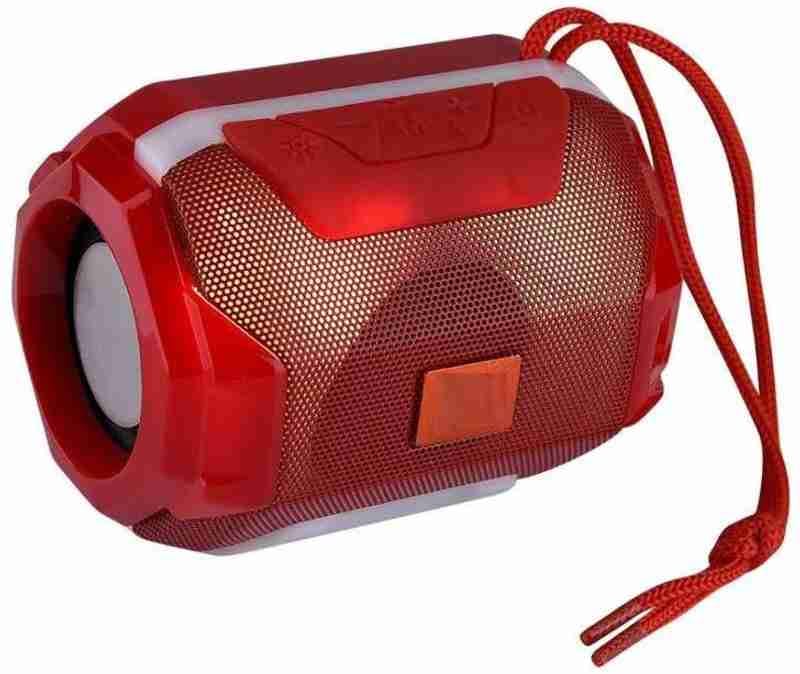 Portable Wireless Bluetooth Speaker, Waterproof Design with Handle (RED)