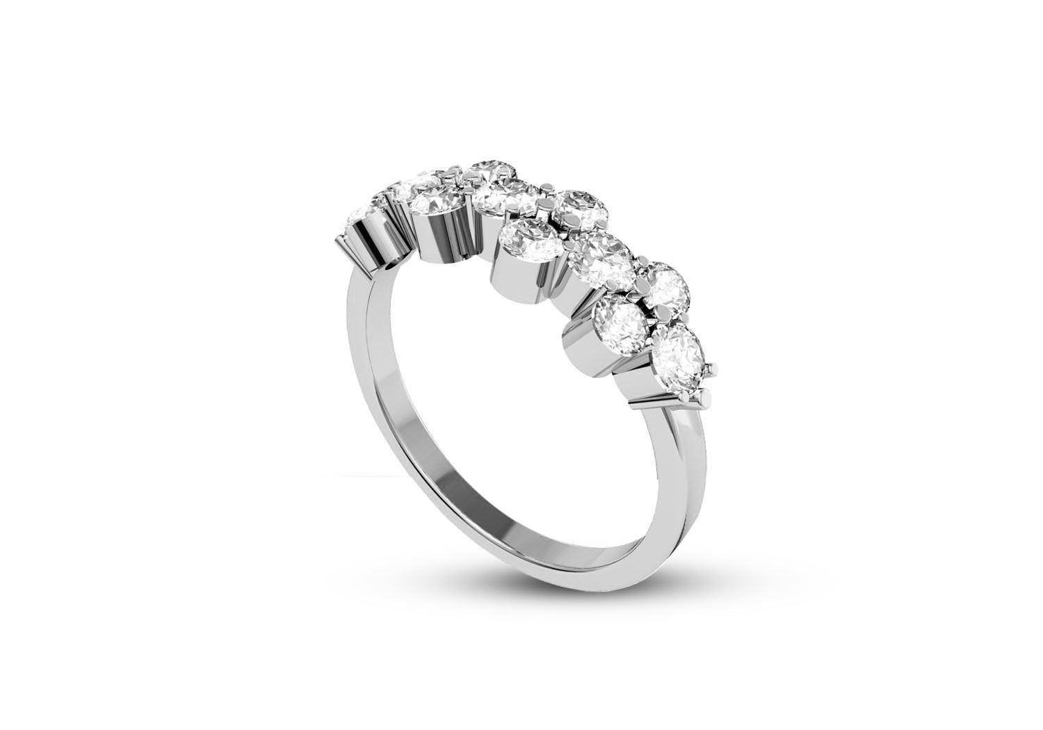 Stack Of Clubs Classic Ring