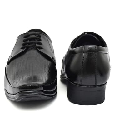 Mens Faux Leather Formal Shoes Size 8 (Black)