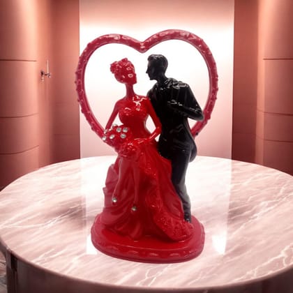 AMS Valentine Love Couple Statue | Romantic Gift for Girlfriend, Boyfriend, Wife, Husband | Anniversary, Wedding, Engagement & Proposal Gift | Handcrafted Elegant Heart Design AMS Valentine Love Couple Statue | Romantic Gift for Girlfriend, Boyfriend, Wife, Husband | Anniversary, Wedding, Engagement & Proposal Gift | Handcrafted Elegant Heart Design