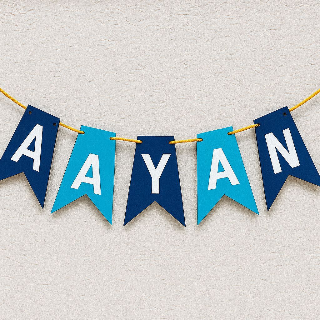 Dbeautify's DIY MDF Hanging Bunting Banner