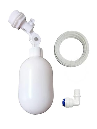 Sahej Multitrade Services Plastic Float Ball Valve Shut Off Float And 3 Meter Pipe For for Aquarium, Water Tank, Aquariums, Aquaculture, RO System, Dispenser Pot (Float + 3 Meter Pipe + 1 Elbow)