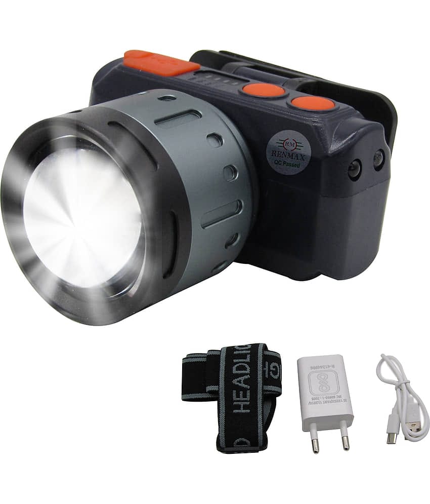 RENMAX - Above 50W Rechargeable Flashlight Torch ( Pack of 1 )