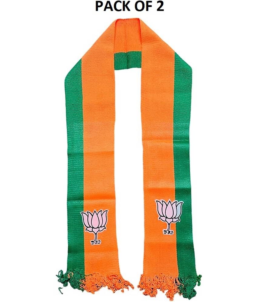 Flag BJP Flag Color Scarf Printed bjp flag