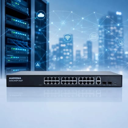 OUS-24GP-2G-2F 24 Port 10/100/1000Mbps + 2 Port 100/1000Mbps + 1 Port 100/1000 SFP Uplink, Supports 450W PoE. OUS-24GP-2G-2F 24 Port 10/100/1000Mbps + 2 Port 100/1000Mbps + 1 Port 100/1000 SFP Uplink, Supports 450W PoE.