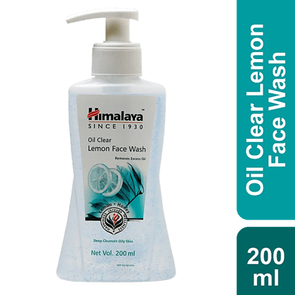 Himalaya Oil Clear Lemon Face Wash, 200 Ml Himalaya Oil Clear Lemon Face Wash, 200 Ml