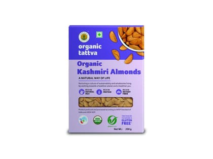 Organic Kashmiri Almonds 250g Organic Kashmiri Almonds 250g