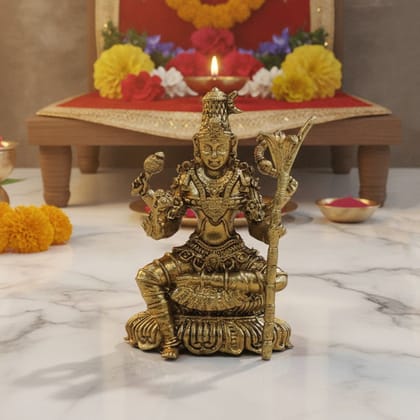 Brass Kamakshi Devi Idol Statue, Height : 2 Inch (BSMAS1929 E)