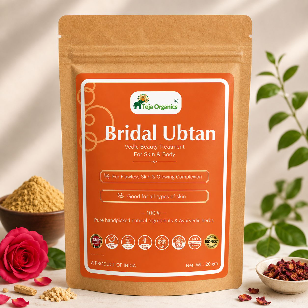 Bridal Ubtan | Vedic Beauty Treatment for Skin & Body  (Pack of 3)