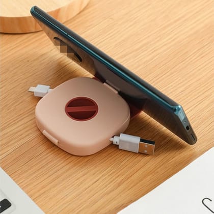 Portable Travel Organizer Case - for Data Cables, Chargers, Pen Drives, and Memory Cards