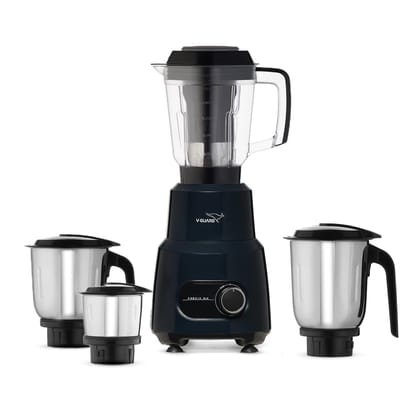V-Guard Precia NX Juicer Mixer Grinder 750 W (New Launch) | 3-Year Motor Coverage | 4 Versatile Jars | Juicer, Large, Medium & Small | Compact ABS Body | SS Rust-Resistant Blades V-Guard Precia NX Juicer Mixer Grinder 750 W (New Launch) | 3-Year Motor Co