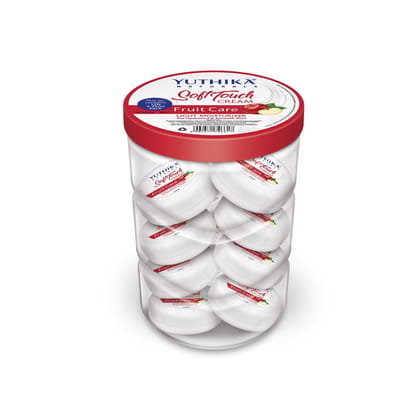 Yuthika Fruit Care Light Moisturizer Cream 25ml Pack of 12, Non Sticky, Instant Hydration, Deep Nourishment