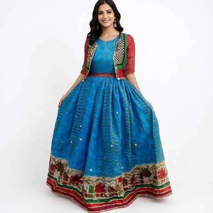 multi   colour    lehenga