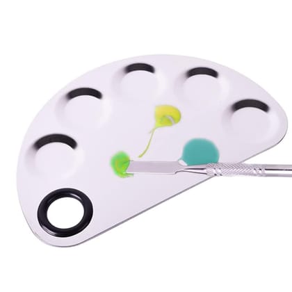 Elecsera Makeup Palette Stainless Steel Cosmetic Makeup Palette ()