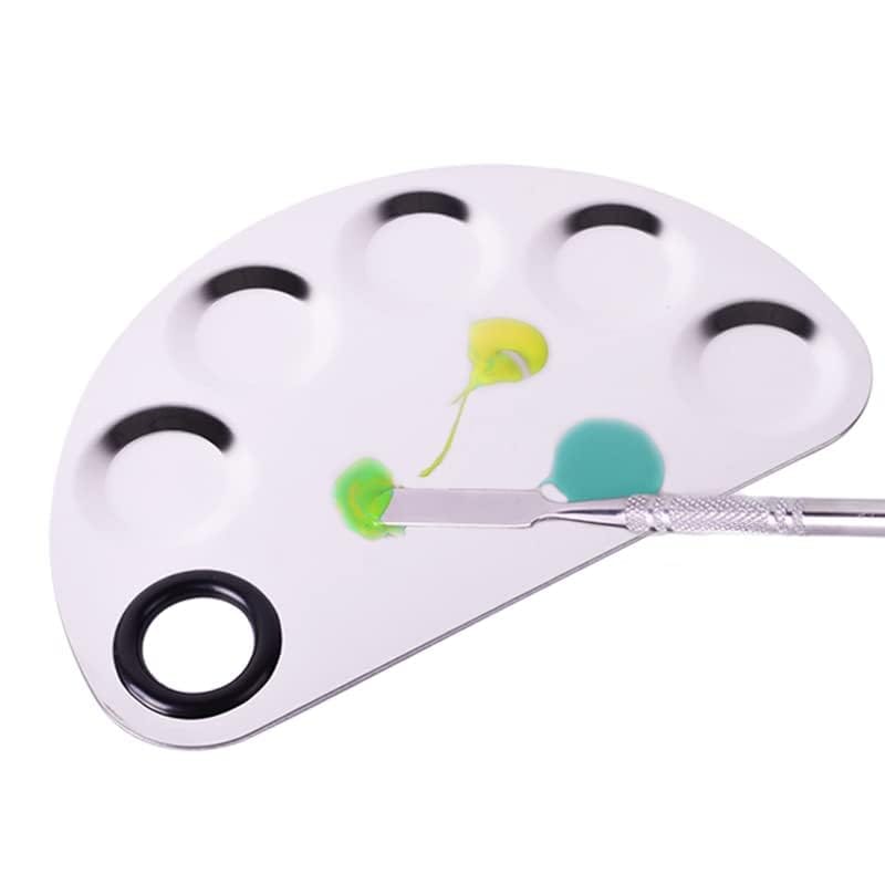 Elecsera Makeup Palette Stainless Steel Cosmetic Makeup Palette ()