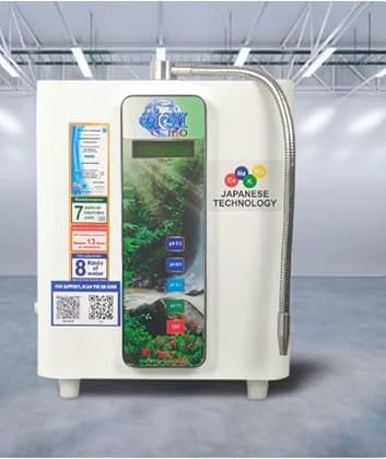 Alkaline Water Ionizer With Aqua Intelligence Technology | 4 Alkaline + 4 Acidic | 7 Platinum Electrodes Plates