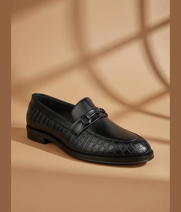 Fentacia Black Men's Mocassin Formal Shoes