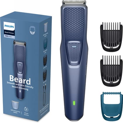 Trimmer For Men | Philips BT1245/18 Men's Beard Trimmer, 30-Minute Cordless Runtime, 3 Length Settings, Compact Grooming Trimmer for Beard and Moustache (Random Color) Trimmer For Men | Philips BT1245/18 Men's Beard Trimmer, 30-Minute Cordless Runtime, 3 Length Settings, Compact Grooming Trimmer for Beard and Moustache (Random Color)