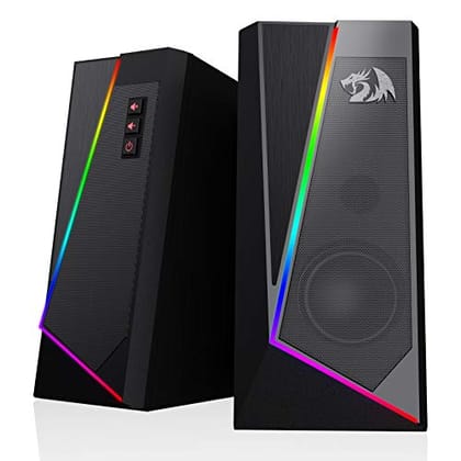 Redragon Anvil GS520 - RGB 2.0 Channel Gaming Wired Desktop Speakers