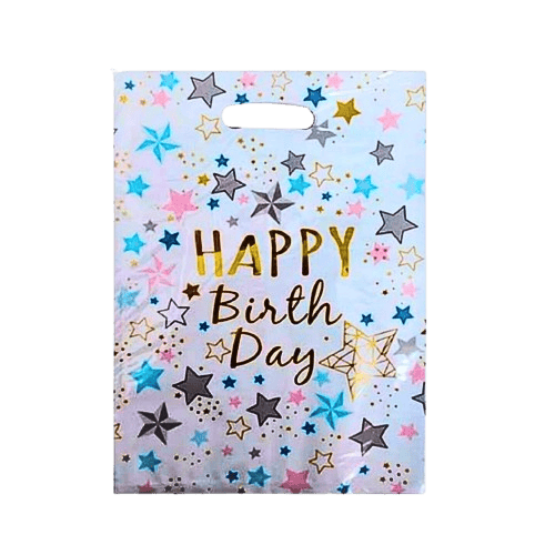 Happy Birthday Stary Affairs Aluminium Film White
