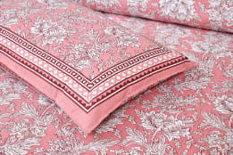 Soft Touch Jaipuri Sanganeri Print Pure Cotton Double Bedsheet Set