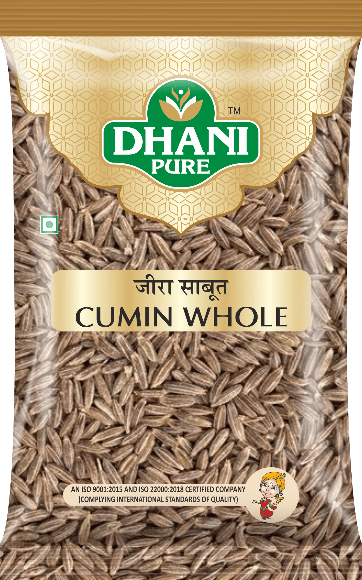 Dhani Pure Cumin (Jeera) Whole, 100g