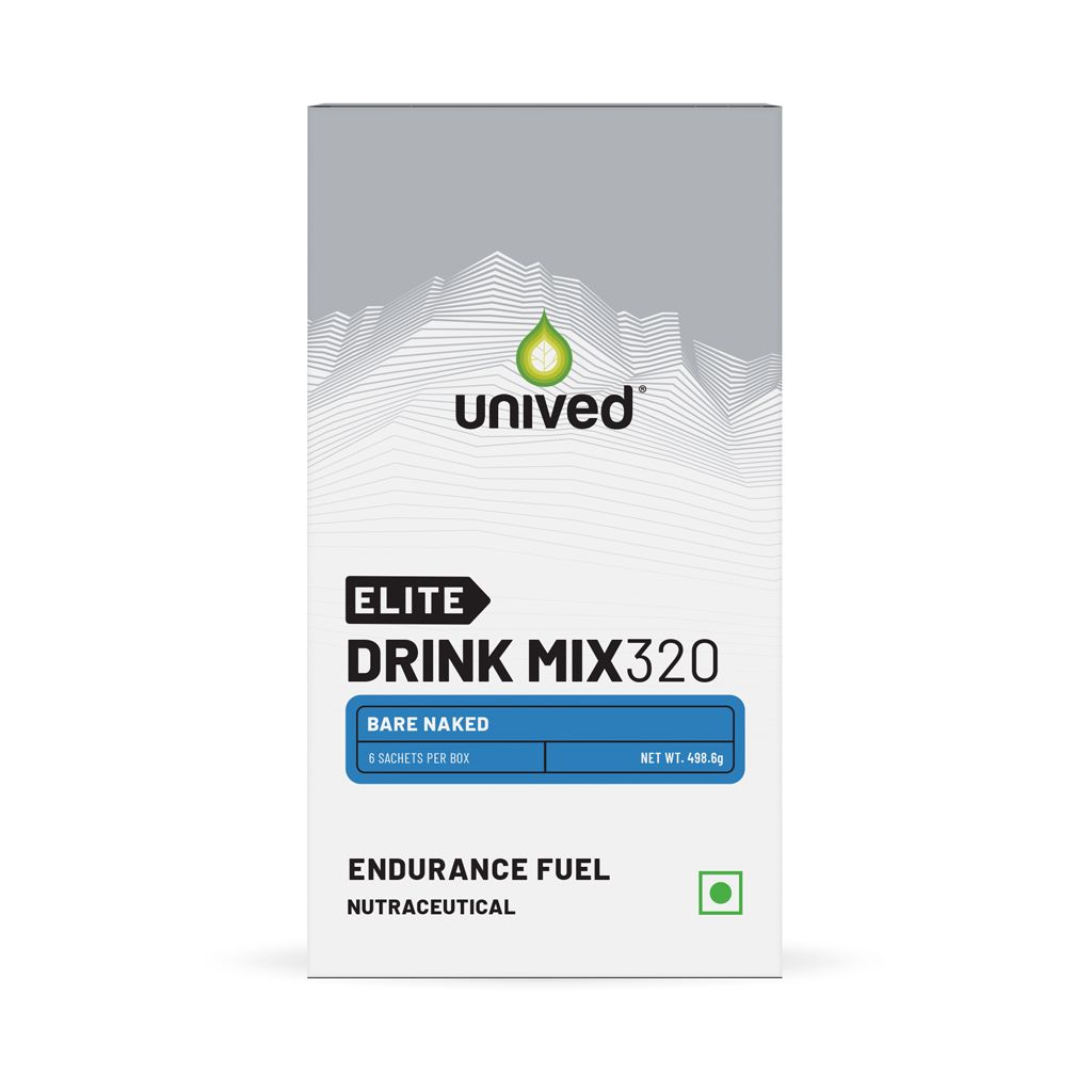 Unived Elite Drink Mix 320 for Endurance, Focus & Hydration Bare Naked