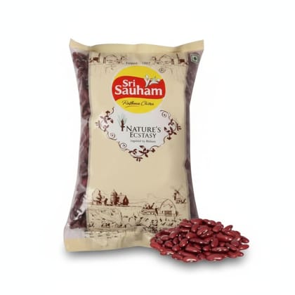 Sri Sauham Nature's Ecstasy Rajma - 500 gm - One pack of Rajma