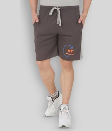 Athletico - Brown Cotton Blend Men's Shorts ( Pack of 1 )