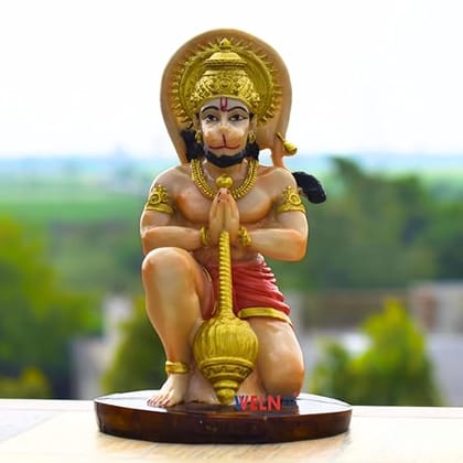 WELNO, Unique Big Shri Hanuman Idol Bajrang Bali Idol/Shri Hanuman ji Murti to Protect from All Kind of Negative Energy/for Good Luck, Success and Prosperity