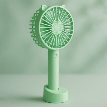 Portable Classic Hand Fan - 3-Speed Table Fan for Personal Desk, Suitable for Office, School, and Home Use (Battery Not Included)
