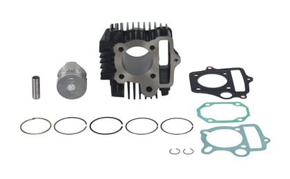 Hero Genuine Engine Cylinder Block Kit with Piston for HF Dawn, HF Deluxe, Passion & Splendor Plus | Complete Kit | Durable Construction | OEM Fit | Smooth Engine Performance | Corrosion Resistant - 21K220S