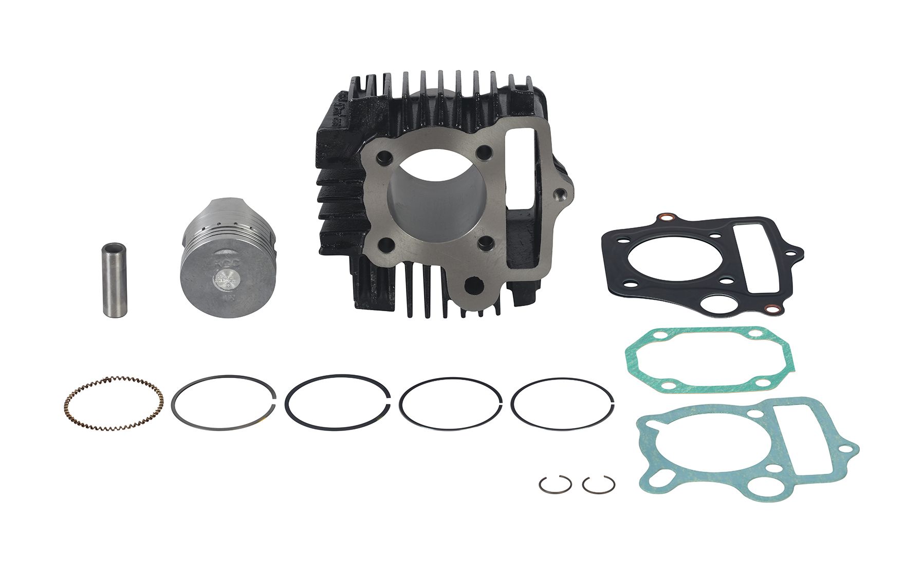 Hero Genuine Engine Cylinder Block Kit with Piston for HF Dawn, HF Deluxe, Passion & Splendor Plus | Complete Kit | Durable Construction | OEM Fit | Smooth Engine Performance | Corrosion Resistant - 21K220S