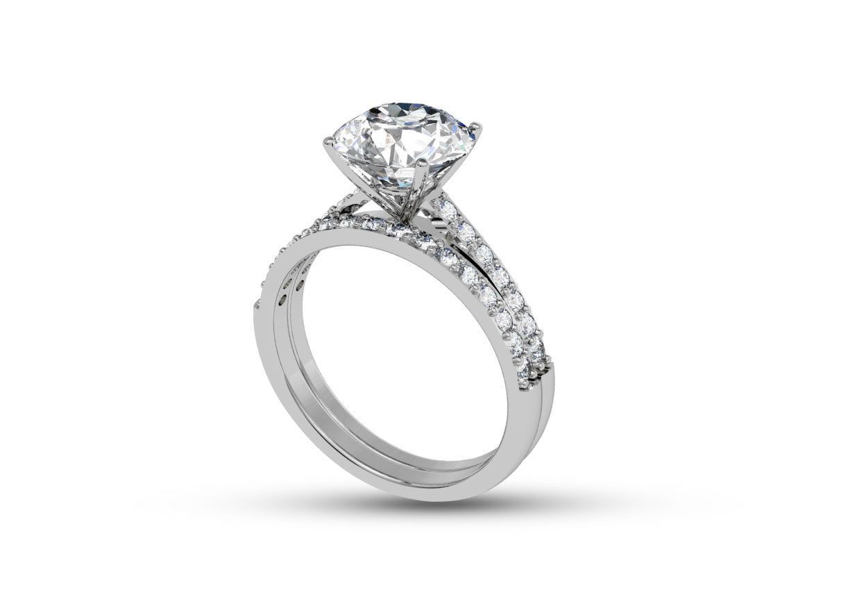Raise The Bar Solitaire Ring