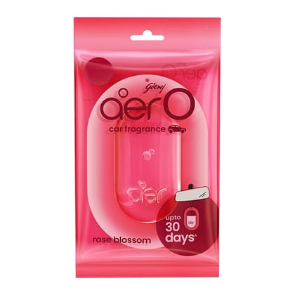 Godrej aer O Hanging Car Gel Air Freshener Rose Blossom (7.5G) | Car Accessories