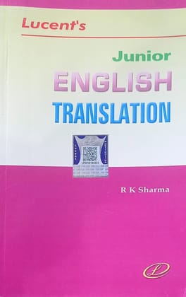 Lucent's Junior | ENGLISH TRANSLATION | By RK Sharma | Paperback � 1 January 2024 | [Paperback] [Jan 01, 2024] r.k.sharma