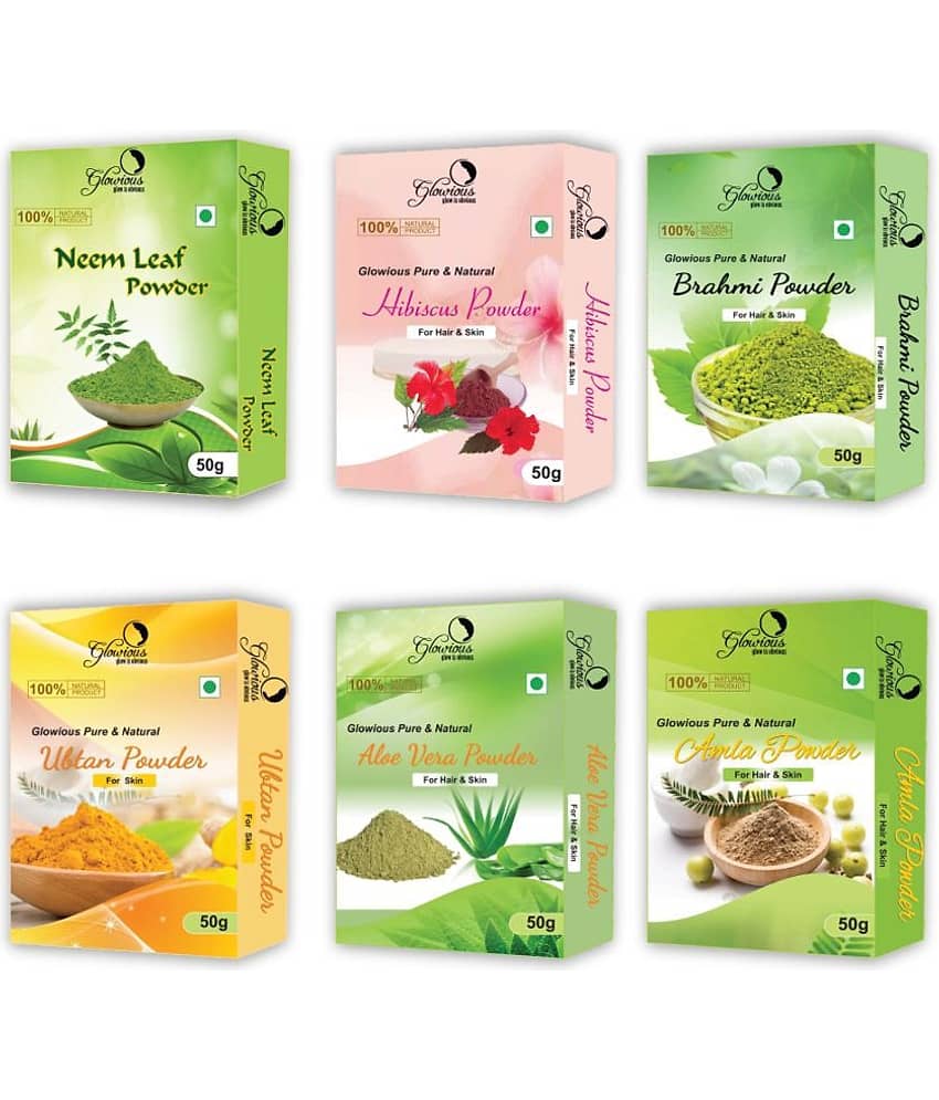 glowious - Skin Toning Face Pack for Normal Skin ( Pack of 6 )