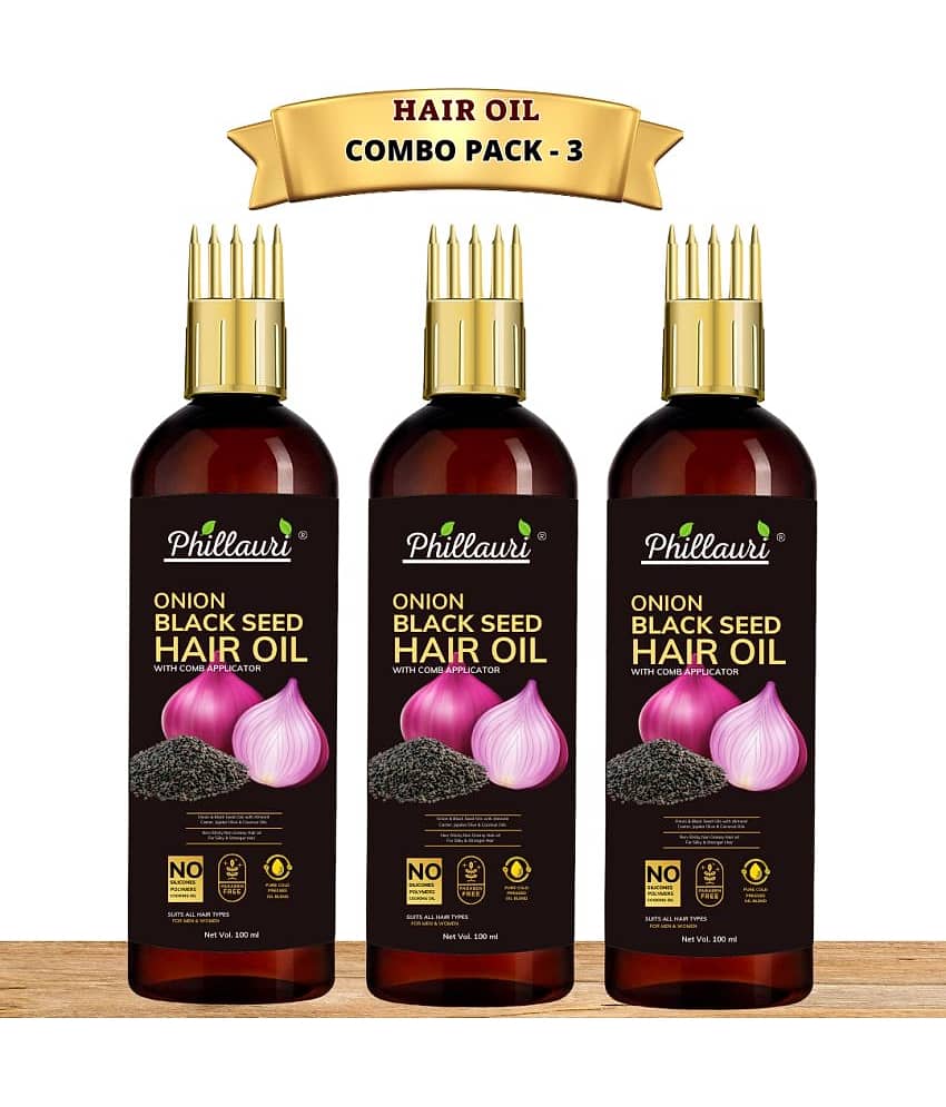Phillauri - Scalp Treatment Onion Oil 300 ml ( Pack of 3 )