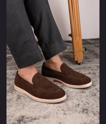 Fentacia Fentacia Men Beige Casual Penny Loafers Beige Men's Penny Shoes