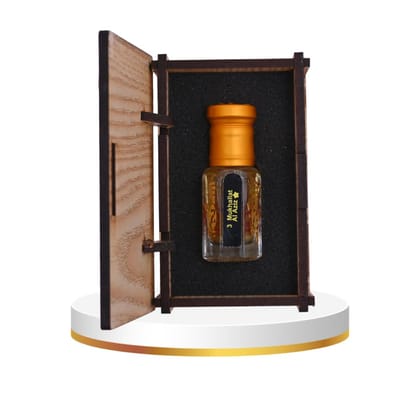 Alnaqi Fragrances Mukhallath Al Aziz Attar Perfume Oil |Alcohol Free Unisex Arabian Attar Rose Oud Amber Notes| Long Lasting Luxury Roll On