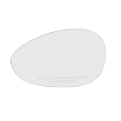 RMC Car Side Mirror Glass Plate (Sub Mirror Plate) suitable for Fiat Punto/Fiat Linea (2005 to 2018) (RIGHT SIDE (DRIVER SIDE))