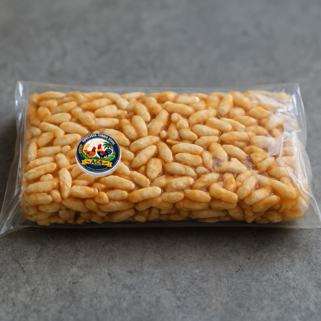 Abhilasha Corner Store's puffed rice chikki