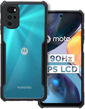 PLUGTECH Slim Shockproof Case | Matte Black Soft | Drop Protection | Precise Cutouts | Premium Mobile Cover for Moto G22 PLUGTECH Slim Shockproof Case | Matte Black Soft | Drop Protection | Precise Cutouts | Premium Mobile Cover for Moto G22