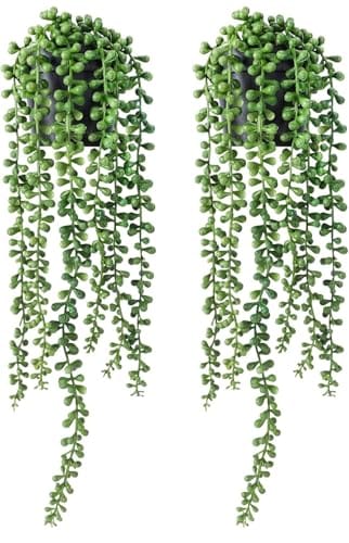 Artificial Greenery Ferns Vines Flowers Needle Wall Hanging for Home Decor Door Wall Balcony Decoration Party