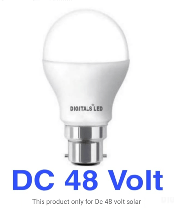 9W DC 48 volt solar LED bulb