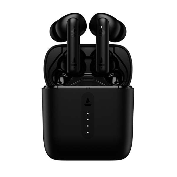 boAt Airdopes 148 | Wireless Earbuds with 8mm Drivers, IWP & ENxTM Technology, ASAP Fast Charge, Upto 42 hours Playback, IPX4 Sweat & Water Resistance Black