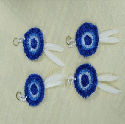 Handmade Wool Keychain.