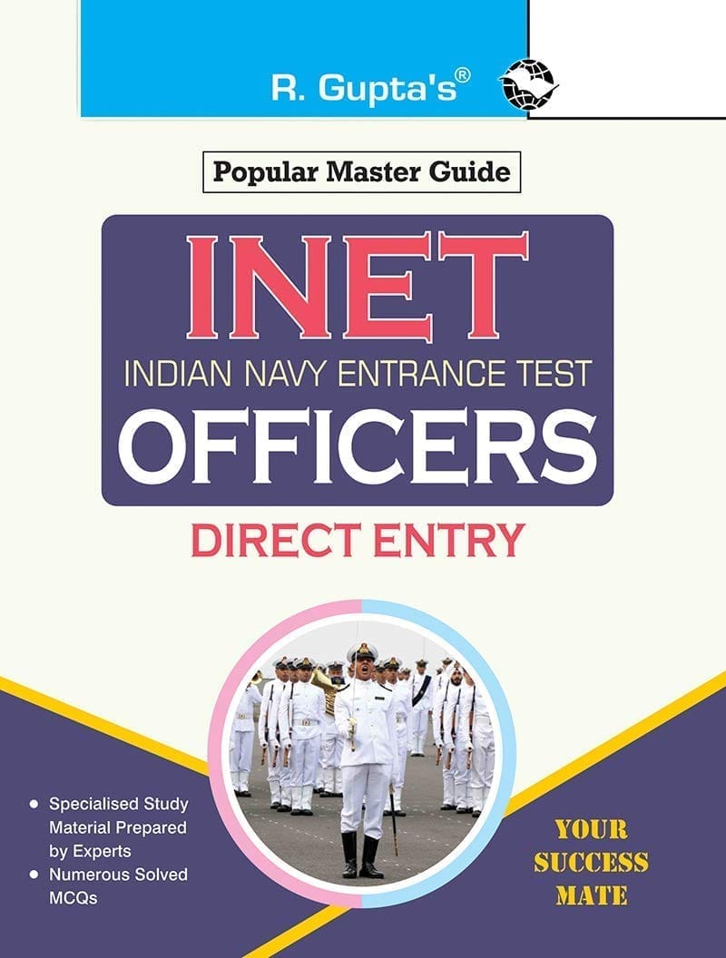 INET: Indian Navy Entrance Test Officers (Direct Entry) Guide [Paperback] [Jul 01, 2024] RPH Editorial Board