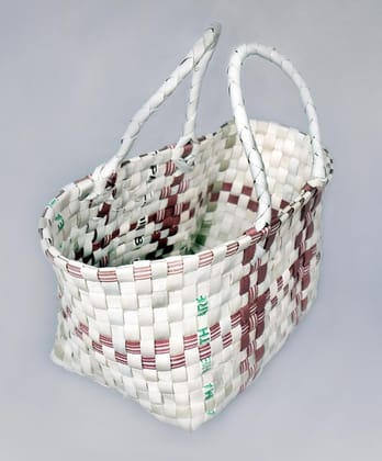 Woven Plastic  Bag with Handles